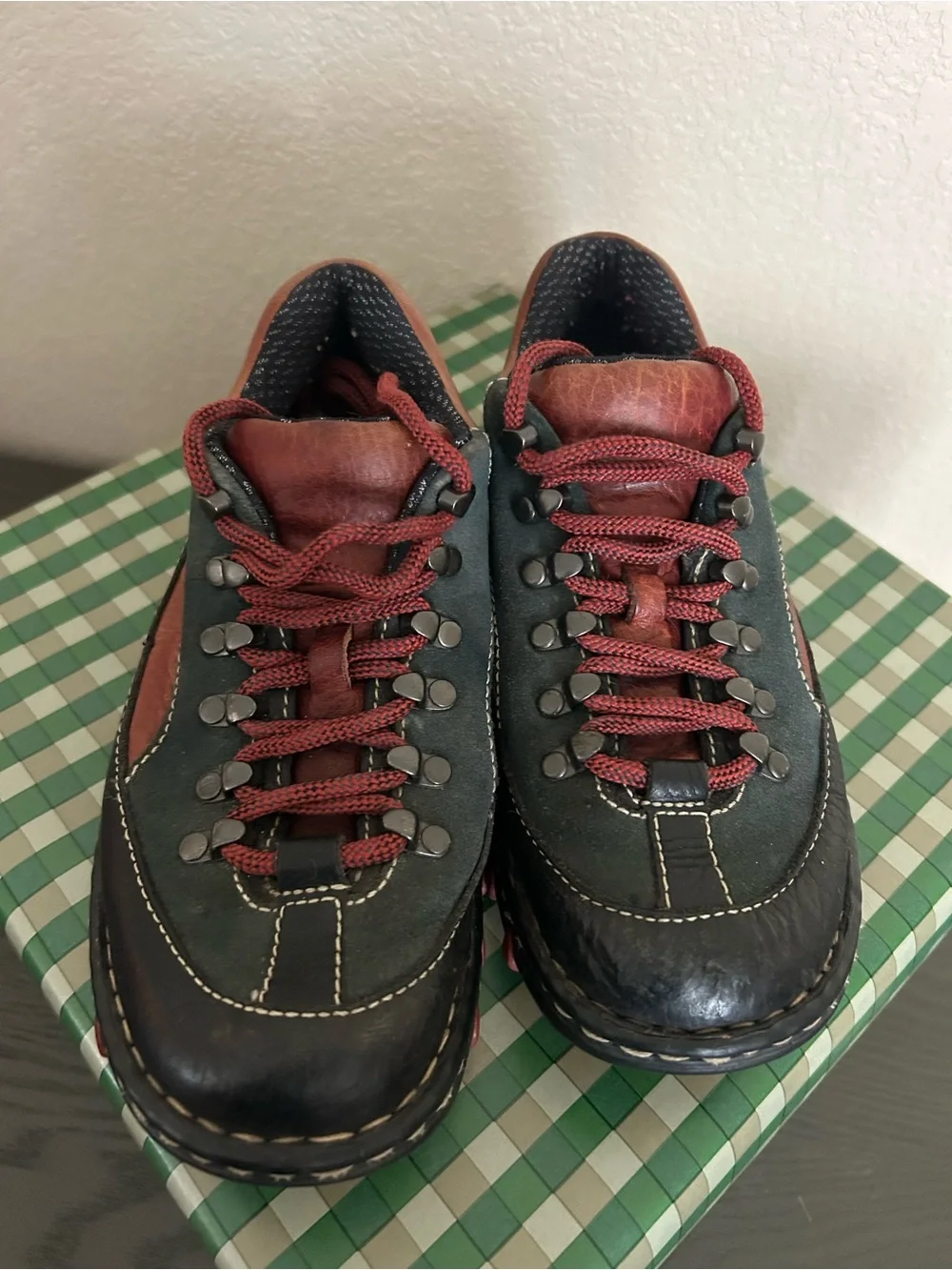Women’s Born Concept Black and Brown hiking shoes
